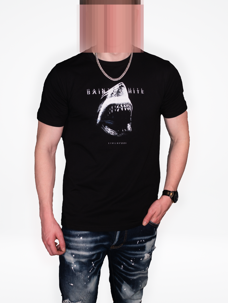 'Saint White' Jaws Artwork T-shirt